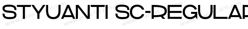 STYuanti SC-Regular字体转换